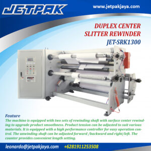 DUPLEX-CENTER-SLITTER-REWINDER