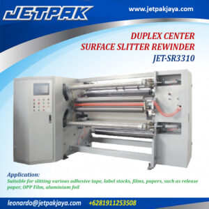 DUPLEX-CENTER-SURFACE-SLITTER-REWINDER