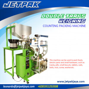 Double-Tray-weighing-counting-packing-machine