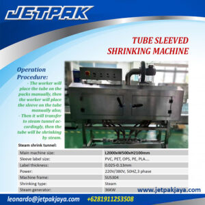 TUBE-SLEEVED-SHRINKING-MACHINE