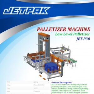 PALLETIZER-MACHINE-LOW-LEVEL-PALLETIZER-JET-P30