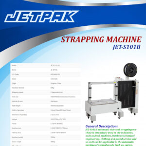 STRAPPING-MACHINE-JET-S101B STRAPPING-MACHINE-JET-S101B