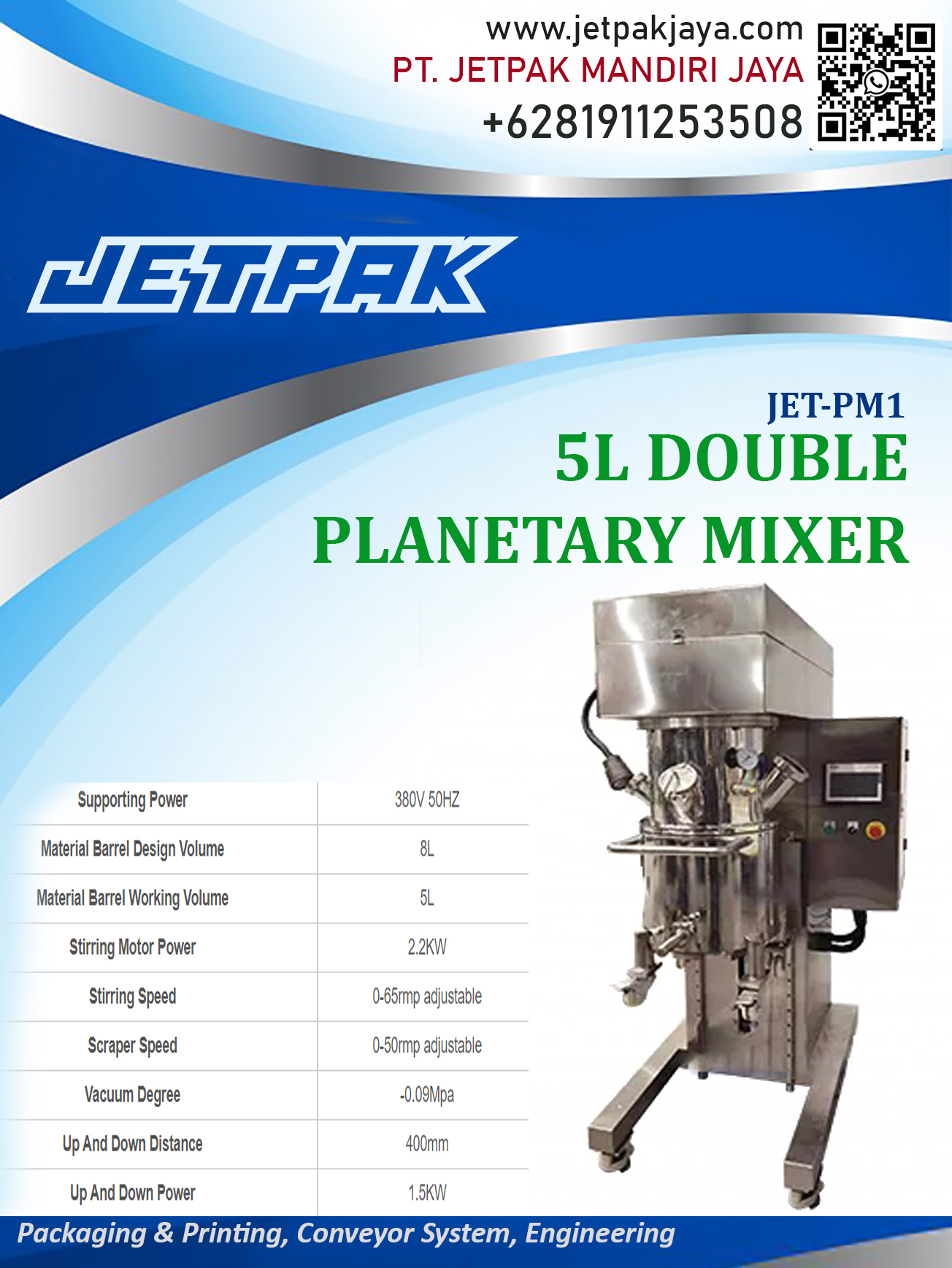 JET-PM1-5L-DOUBLE-PLANETARY-MIXER