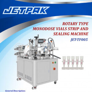 ROTARY-TYPE-MONODOSE-VIALS-STRIP-AND-SEALING-MACHINE