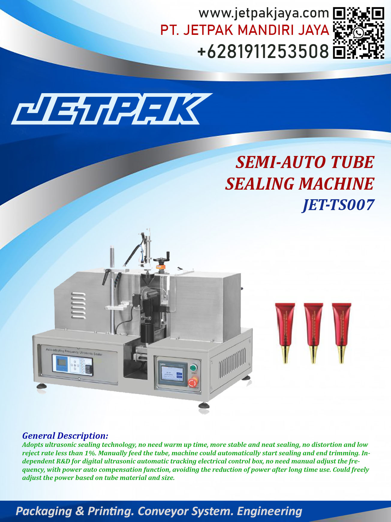 SEMI-AUTO-TUBE-SEALING-MACHINE