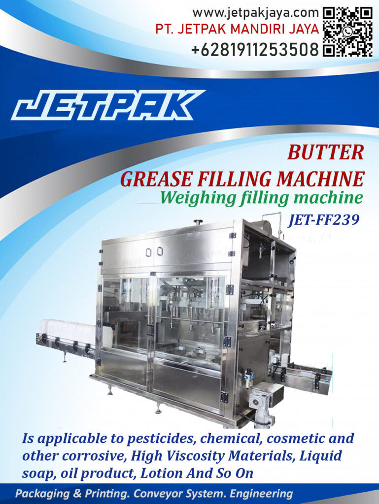 This machine is capable 5L-25L volume Barrel.

For more information please contact:

Leonardo Jr : +6285320680758

PT. JETPAK MANDIRI JAYA PACKAGING MACHINE – CONVEYOR SYSTEM – AUTOMATION – PRINTING – FABRICATION.
https://www.jetpakjaya.com