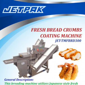 FRESH BREAD CRUMBS COATING MACHINE - JET-TMBRD300