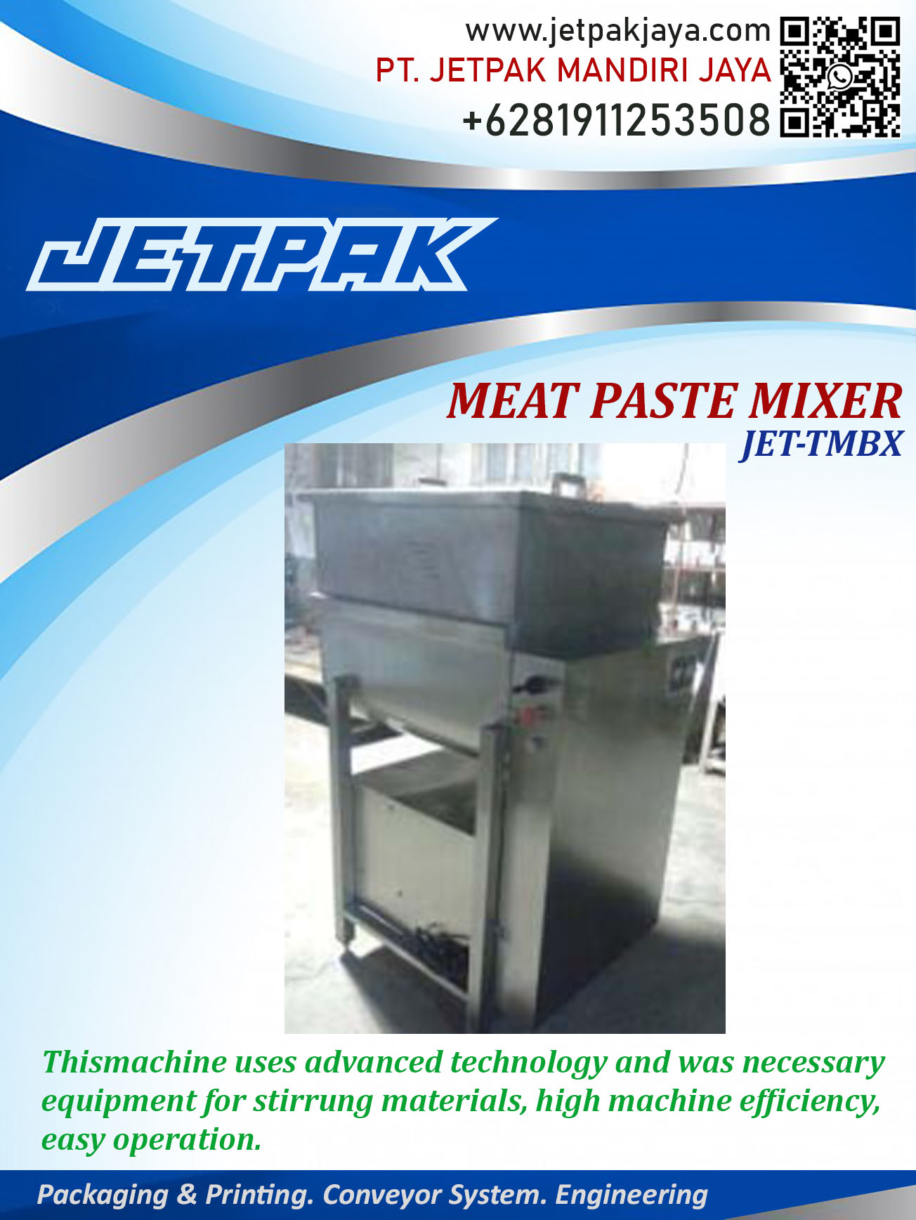 MEAT PASTE MIXER - TMBX