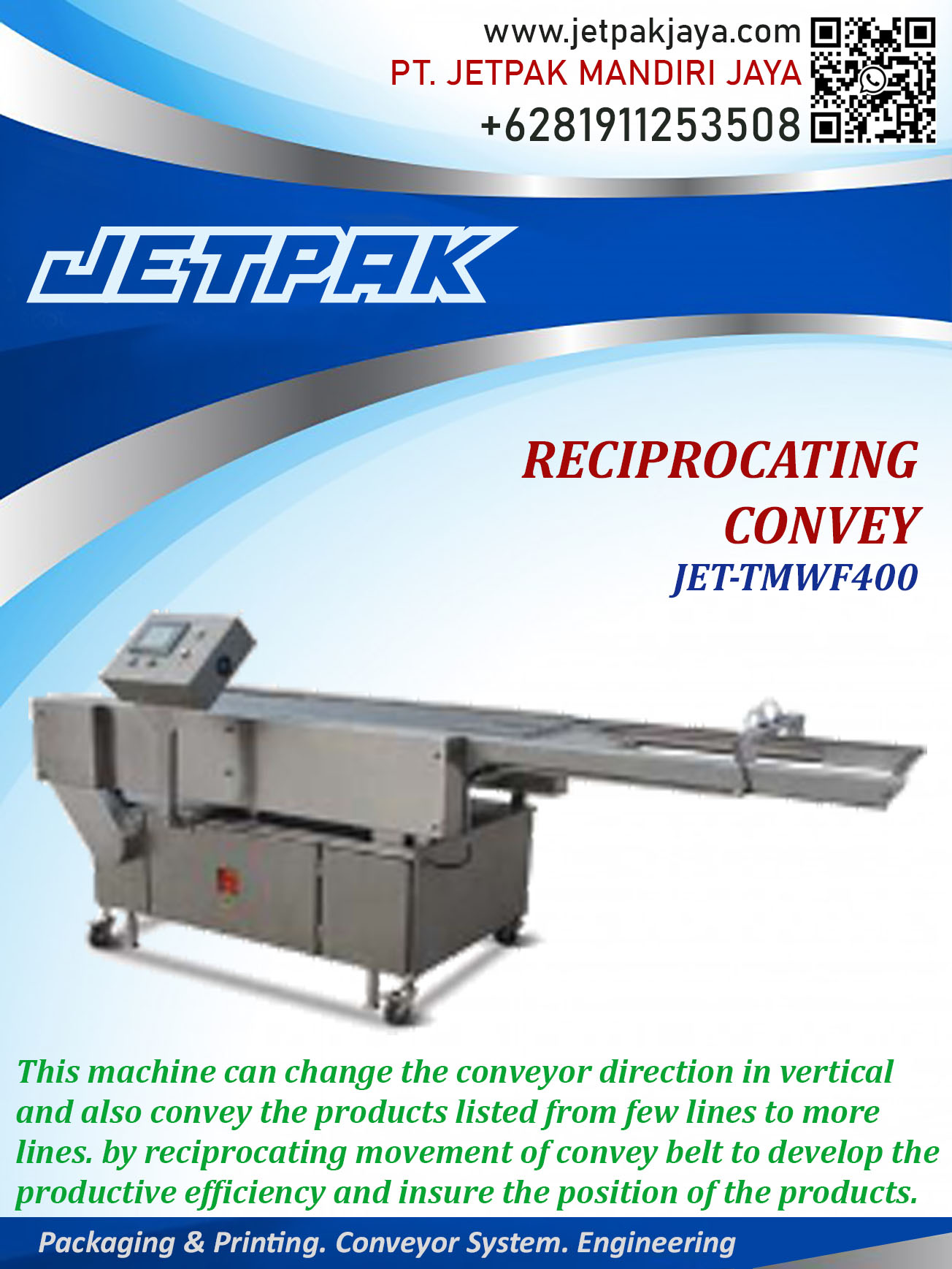 RECIPROCATING CONVEY - TMWF400