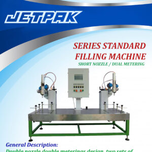 SERIES STANDARD FILLING MACHINE - DUAL METERING & SHORT NOZZLE - JET-GGS4