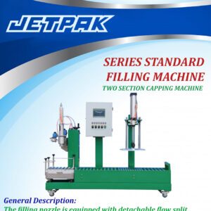 SERIES STANDARD FILLING MACHINE - TWO SECTION CAPPING MACHINE - JET-GGS9 SERIES STANDARD FILLING MACHINE - TWO SECTION CAPPING MACHINE - JET-GGS9