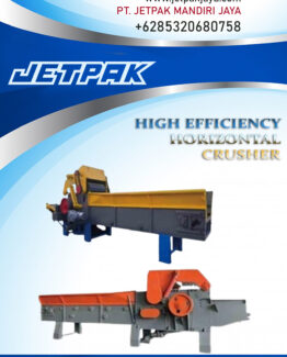 HIGH EFFICIENCY HORIZONTAL CRUSHER